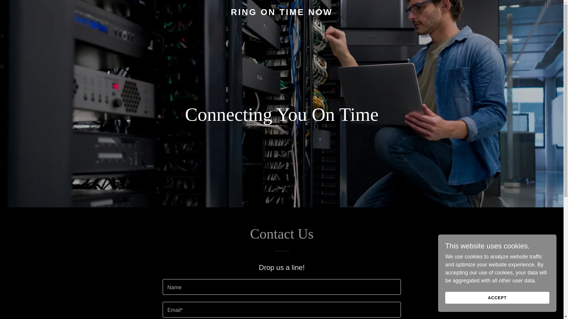 website screenshot of https://ringontimenow.com/
