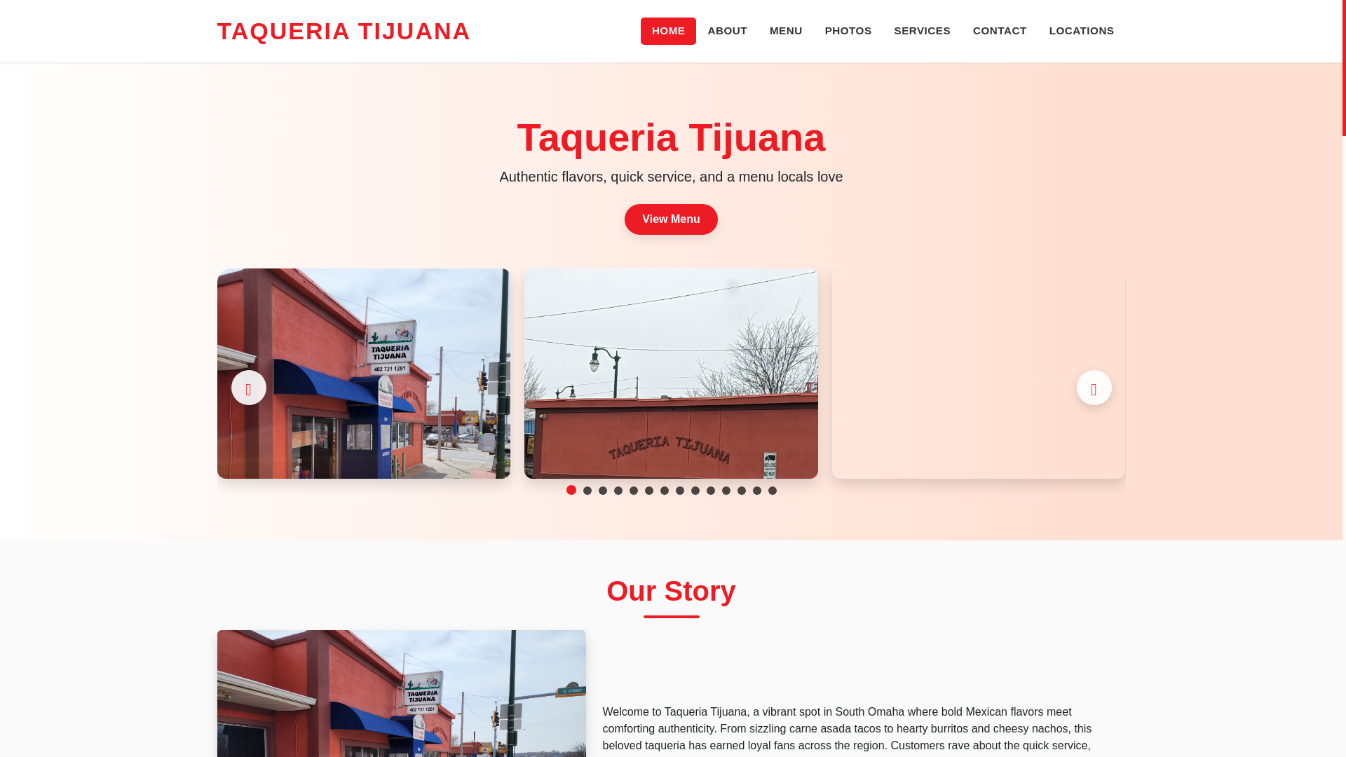 website screenshot of https://taqueria-tijuana.website/