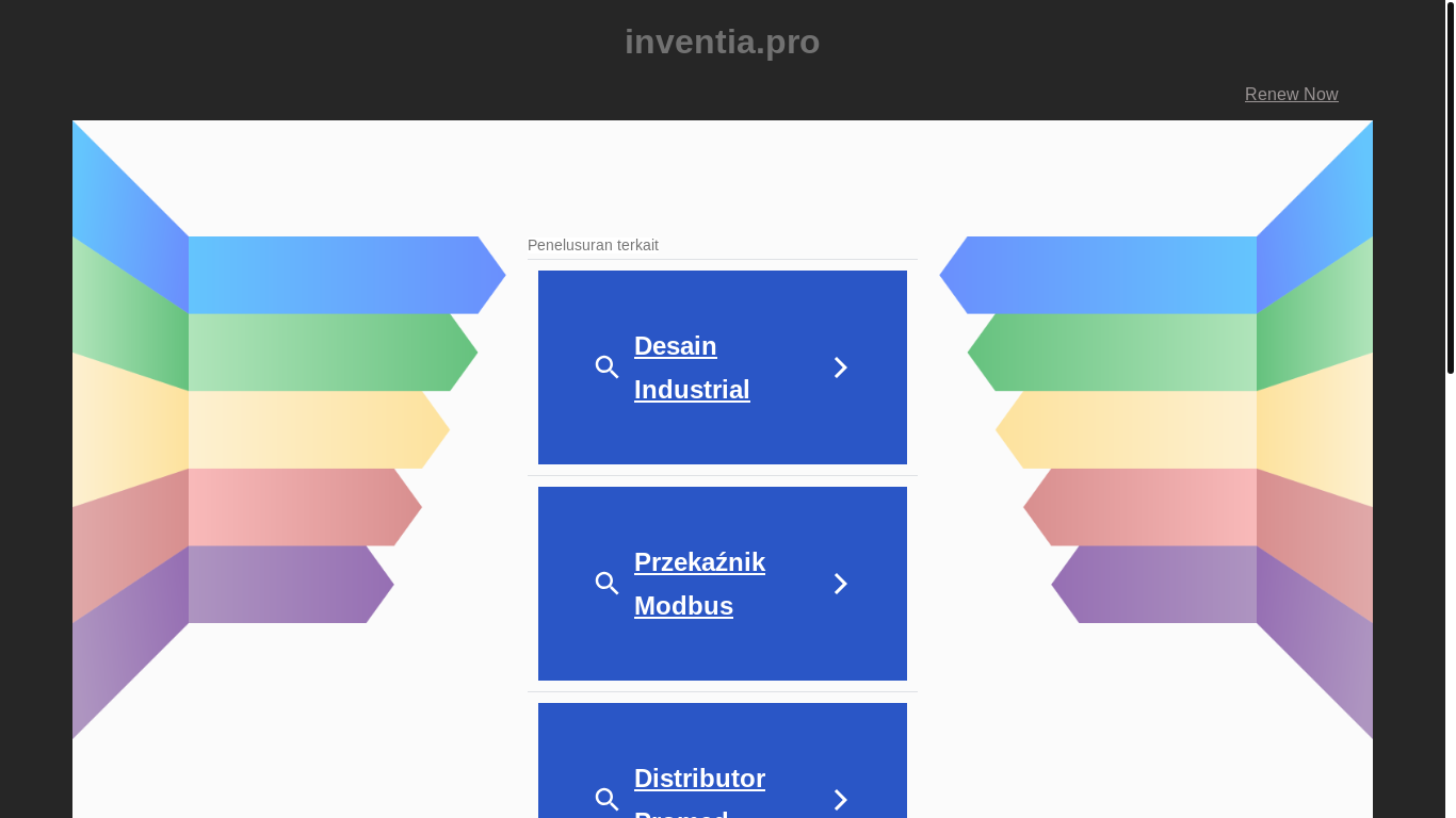 website screenshot of https://inventia.pro/