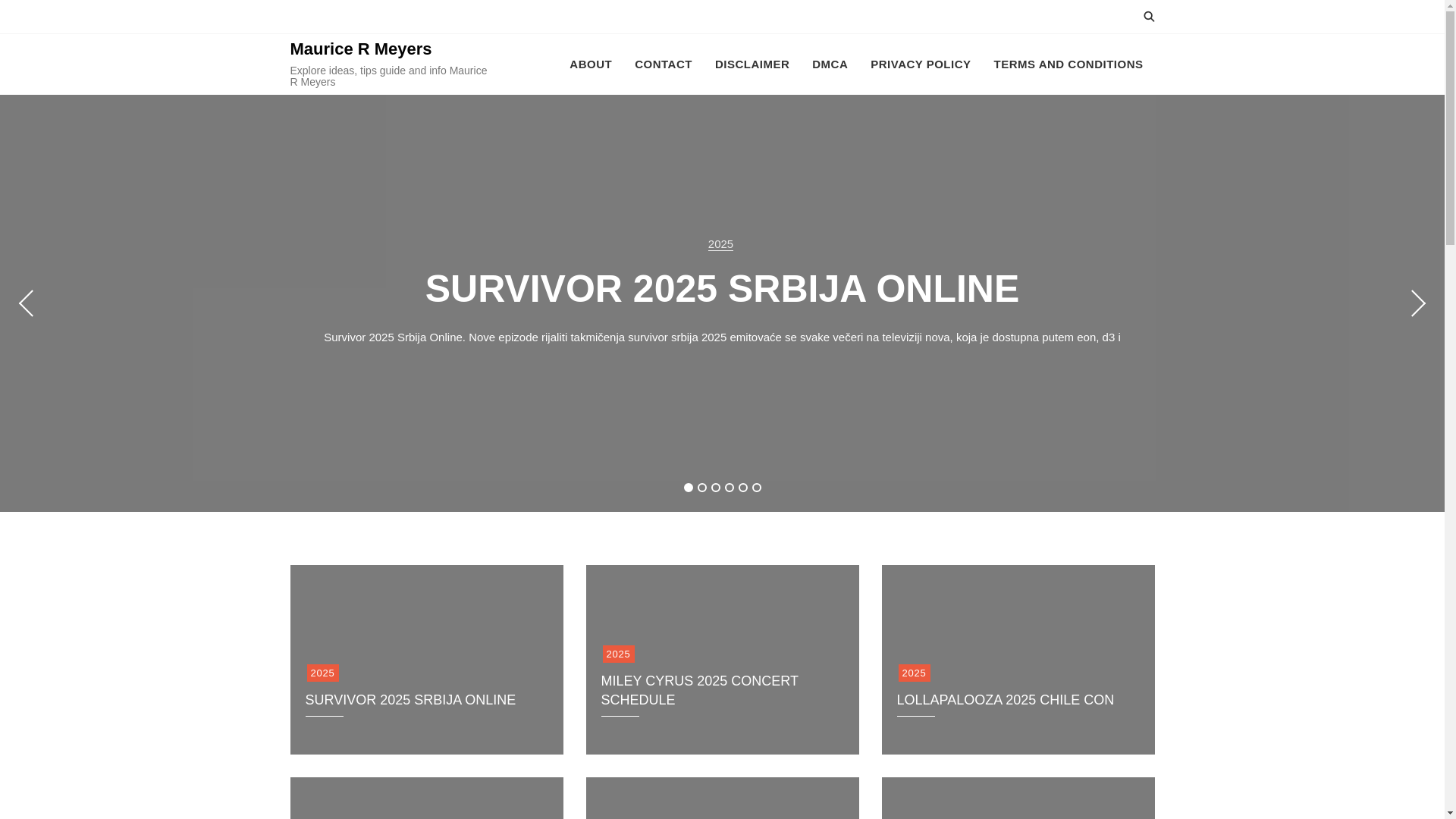 website screenshot of https://mauricermeyerss.pages.dev/