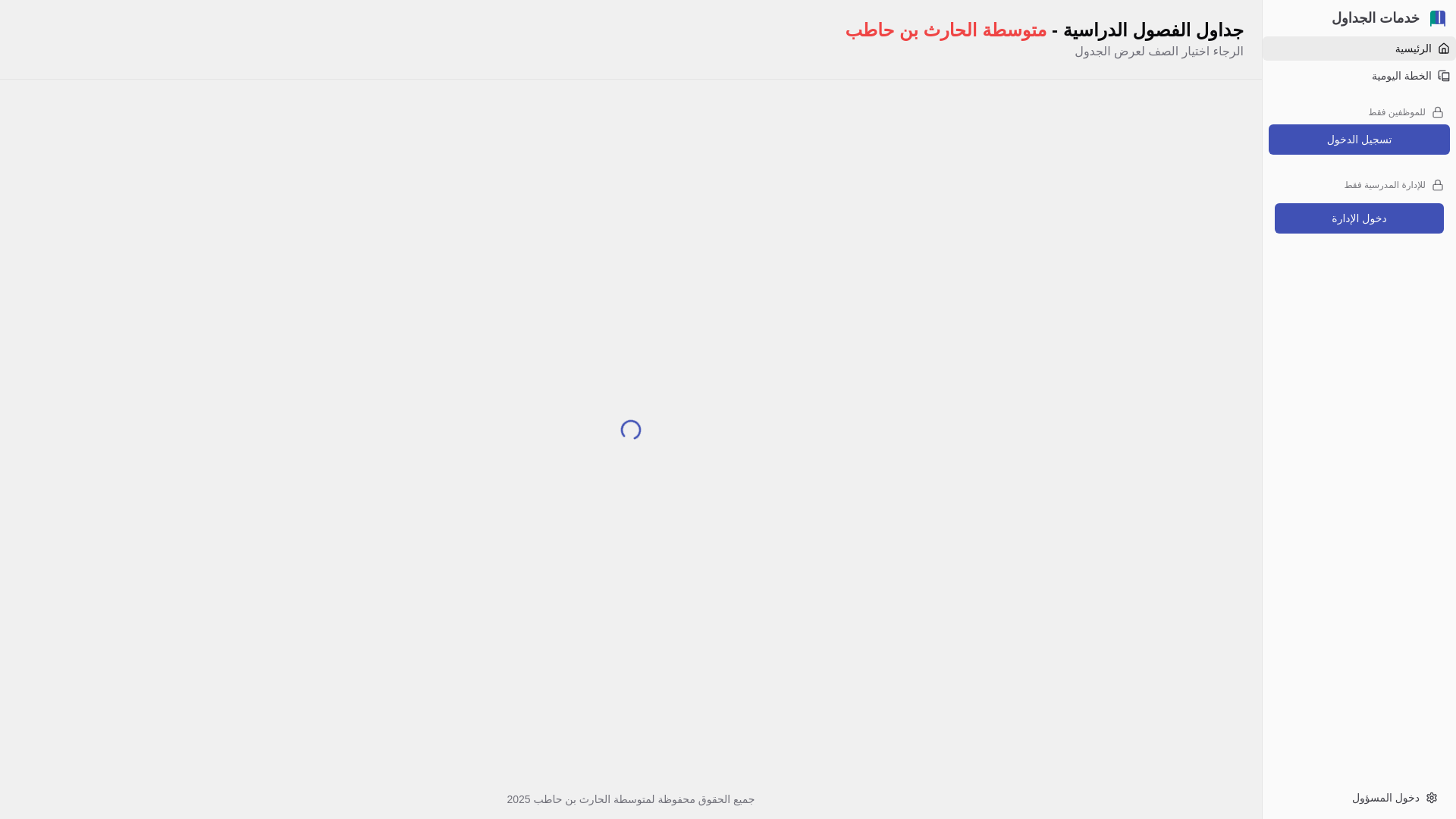 website screenshot of https://alhareethtables.ink/