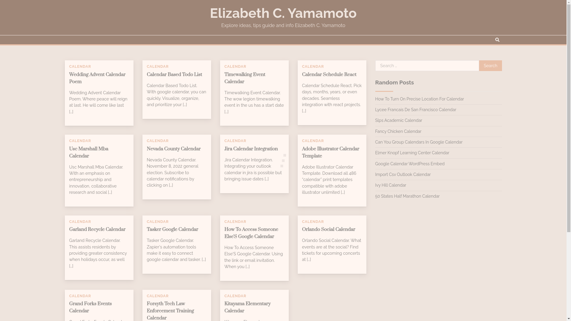 website screenshot of https://elizabethcyamamoto.pages.dev/