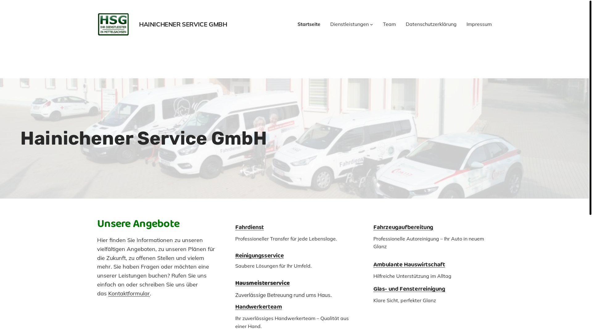 website screenshot of https://service-mittelsachsen.info/