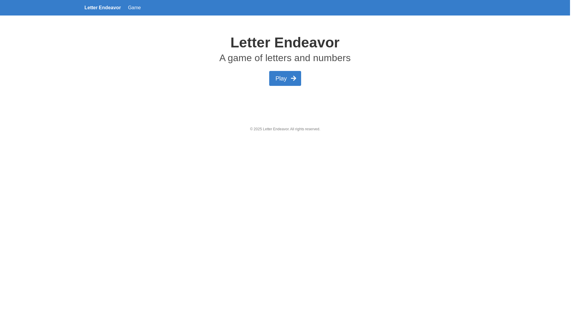 website screenshot of https://letter-endeavor.pages.dev/
