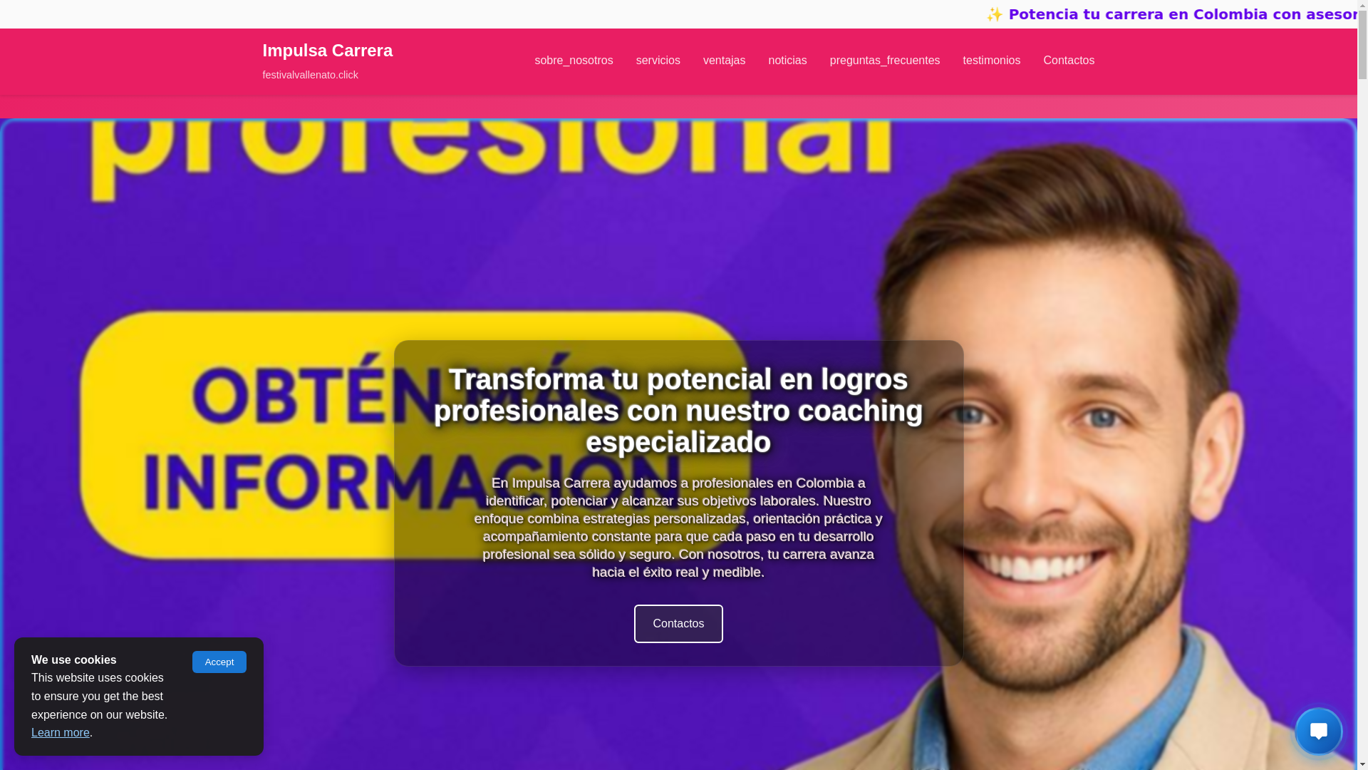 website screenshot of https://festivalvallenato.click/