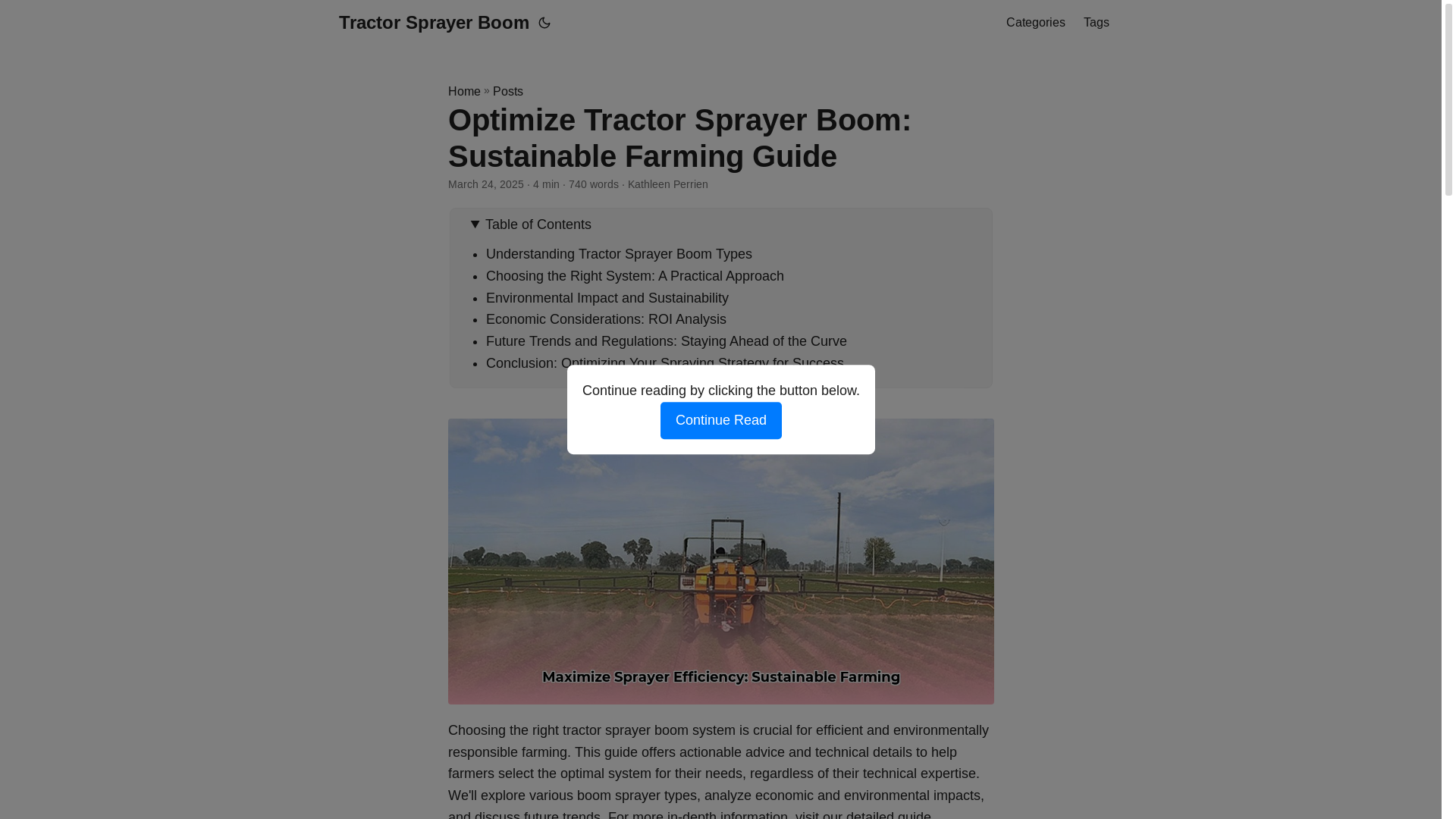 website screenshot of https://tractor-sprayer-boom.pages.dev/