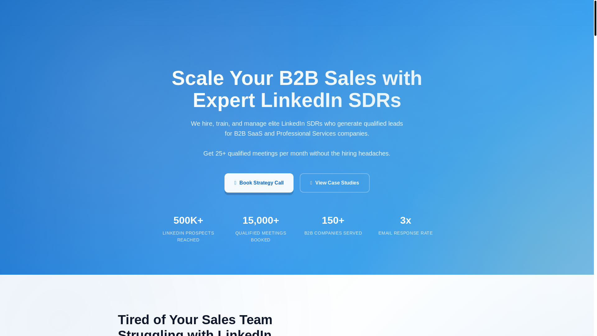 website screenshot of https://scalecaster.com/
