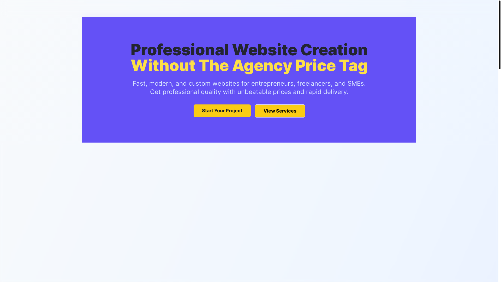website screenshot of https://shadowcraftagency.com/