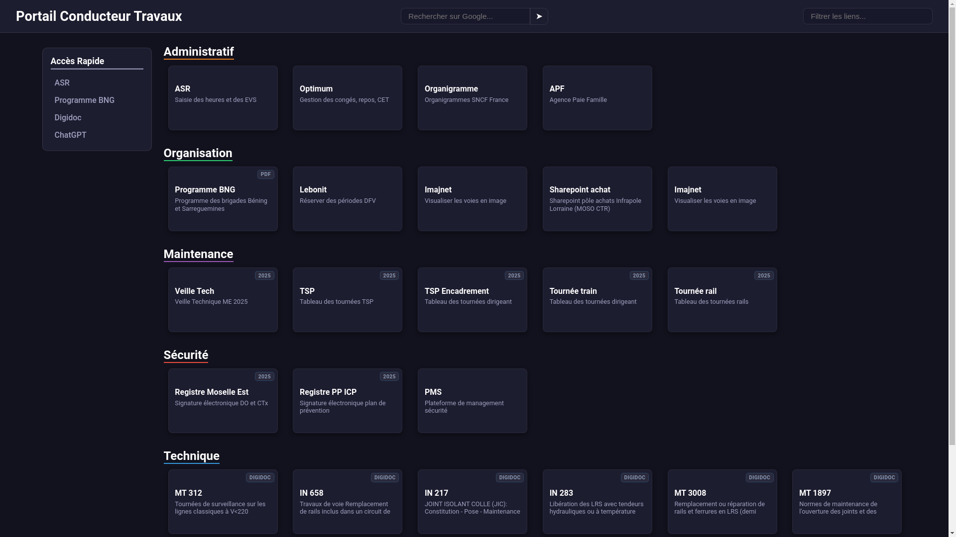 website screenshot of https://sncf-dkr.pages.dev/
