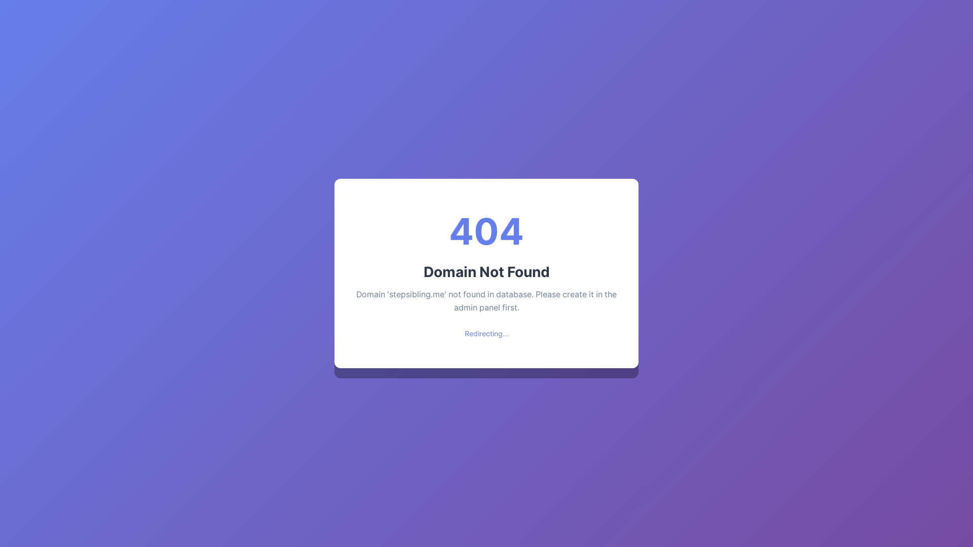 website screenshot of https://stepsibling.me/