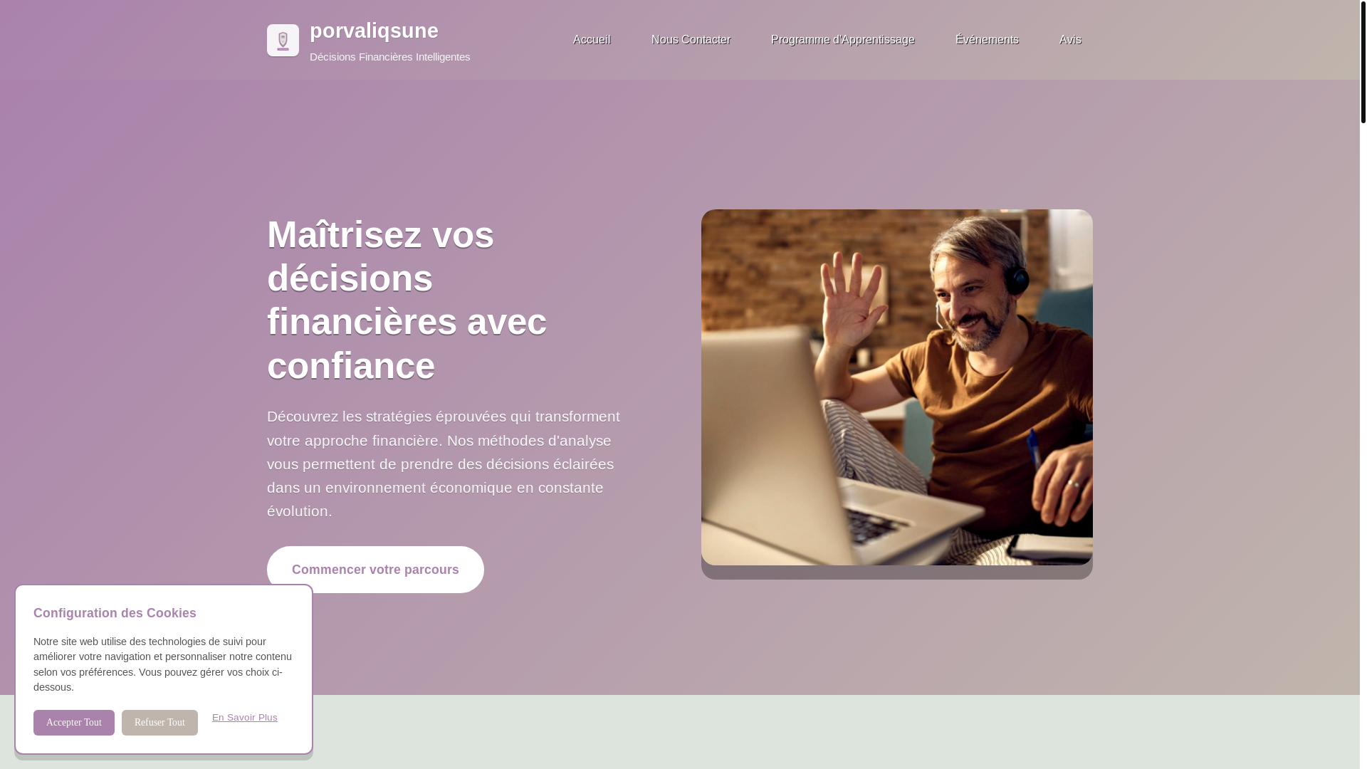website screenshot of https://porvaliqsune.com/