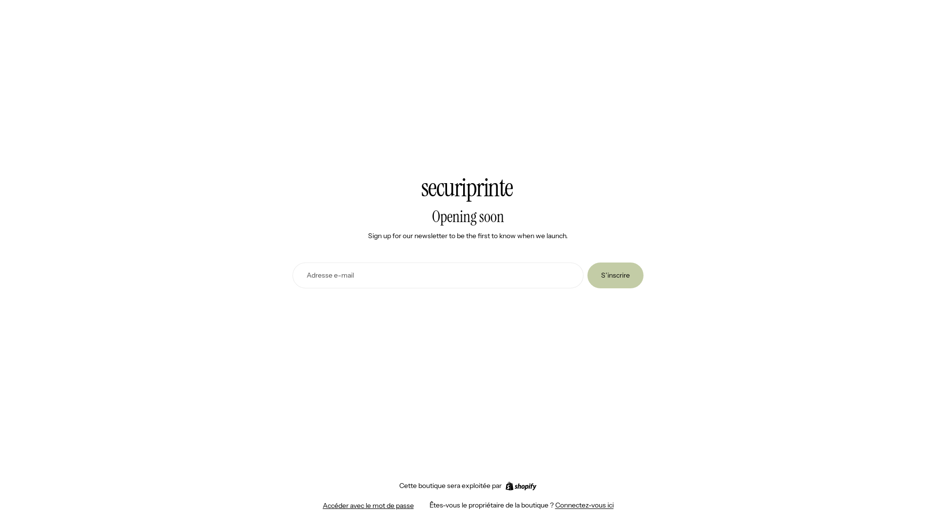 website screenshot of https://securiprinte.fr/