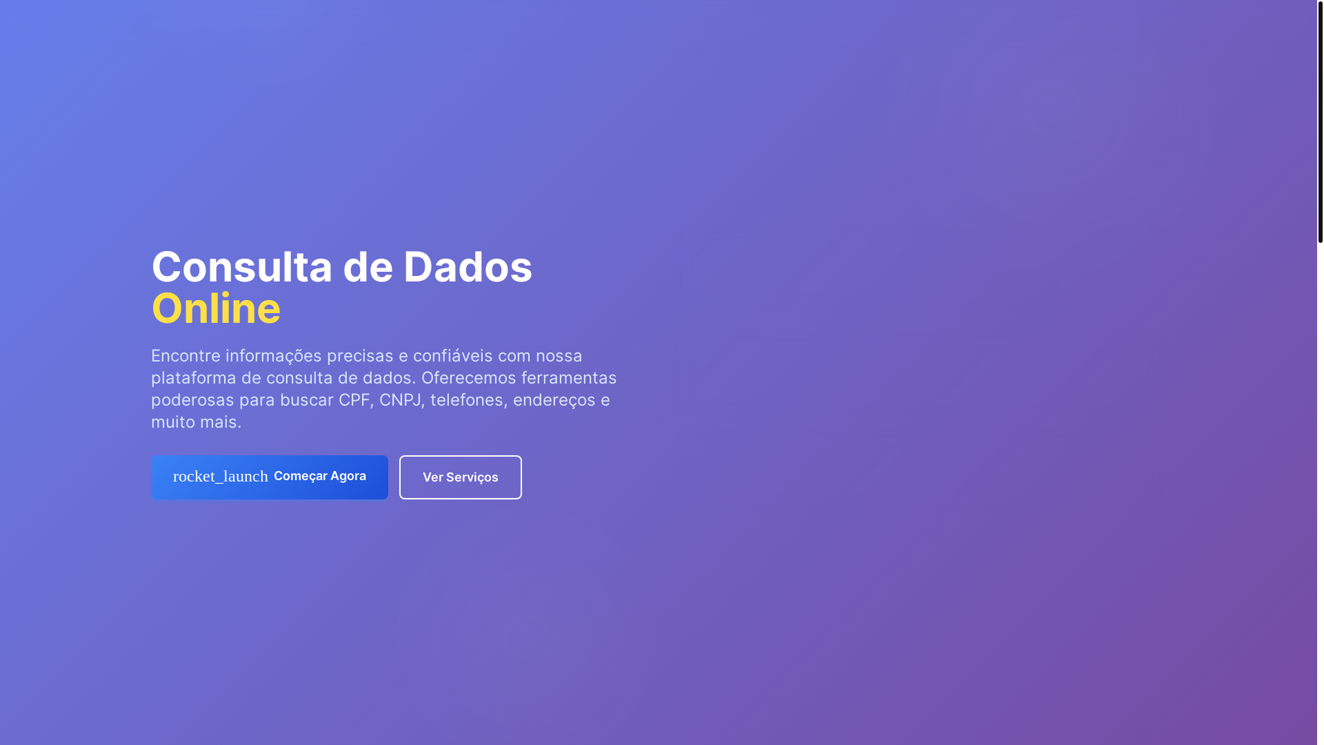 website screenshot of https://yanbuscas.com.br/