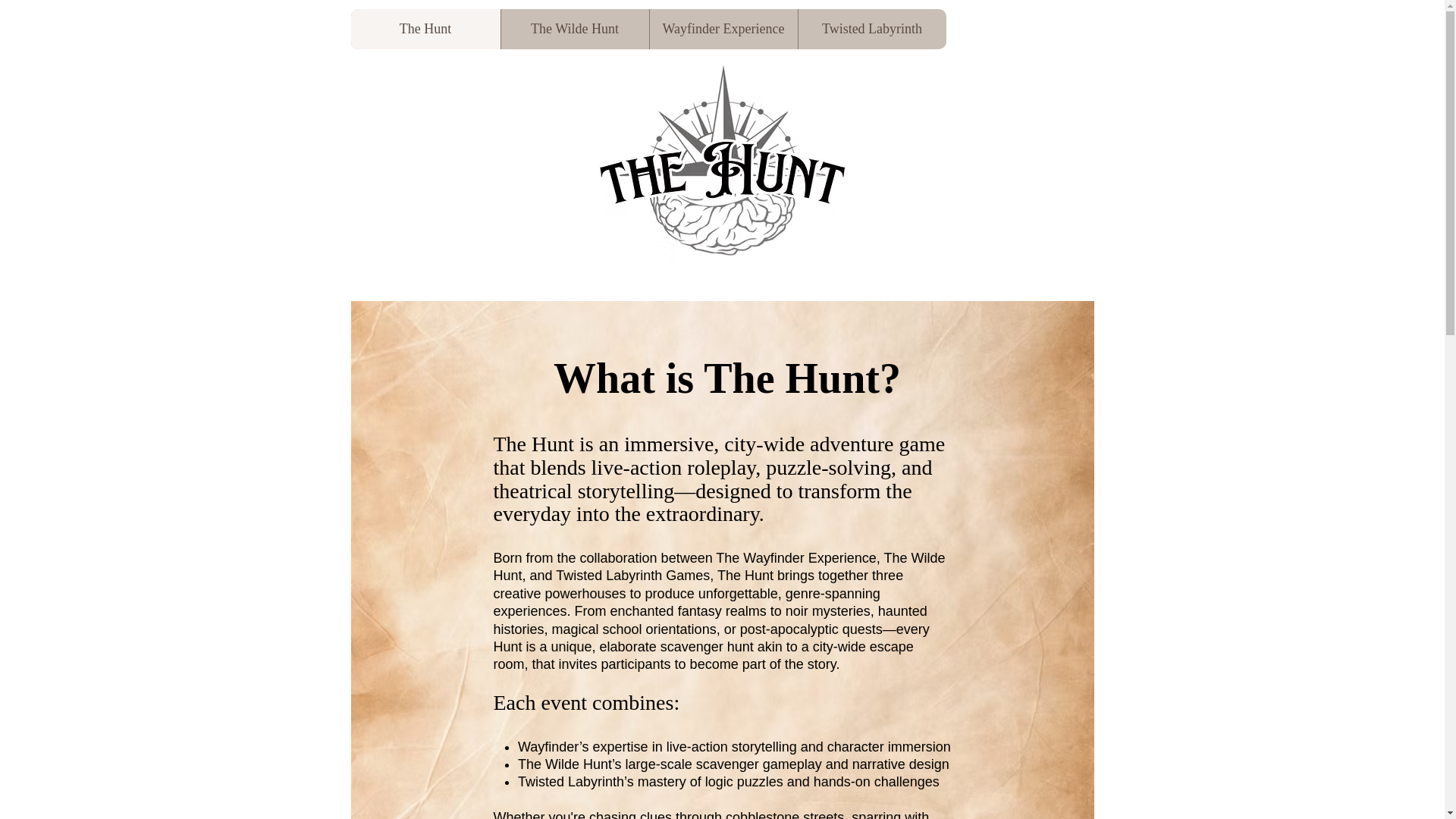 website screenshot of https://huntofkingston.com/