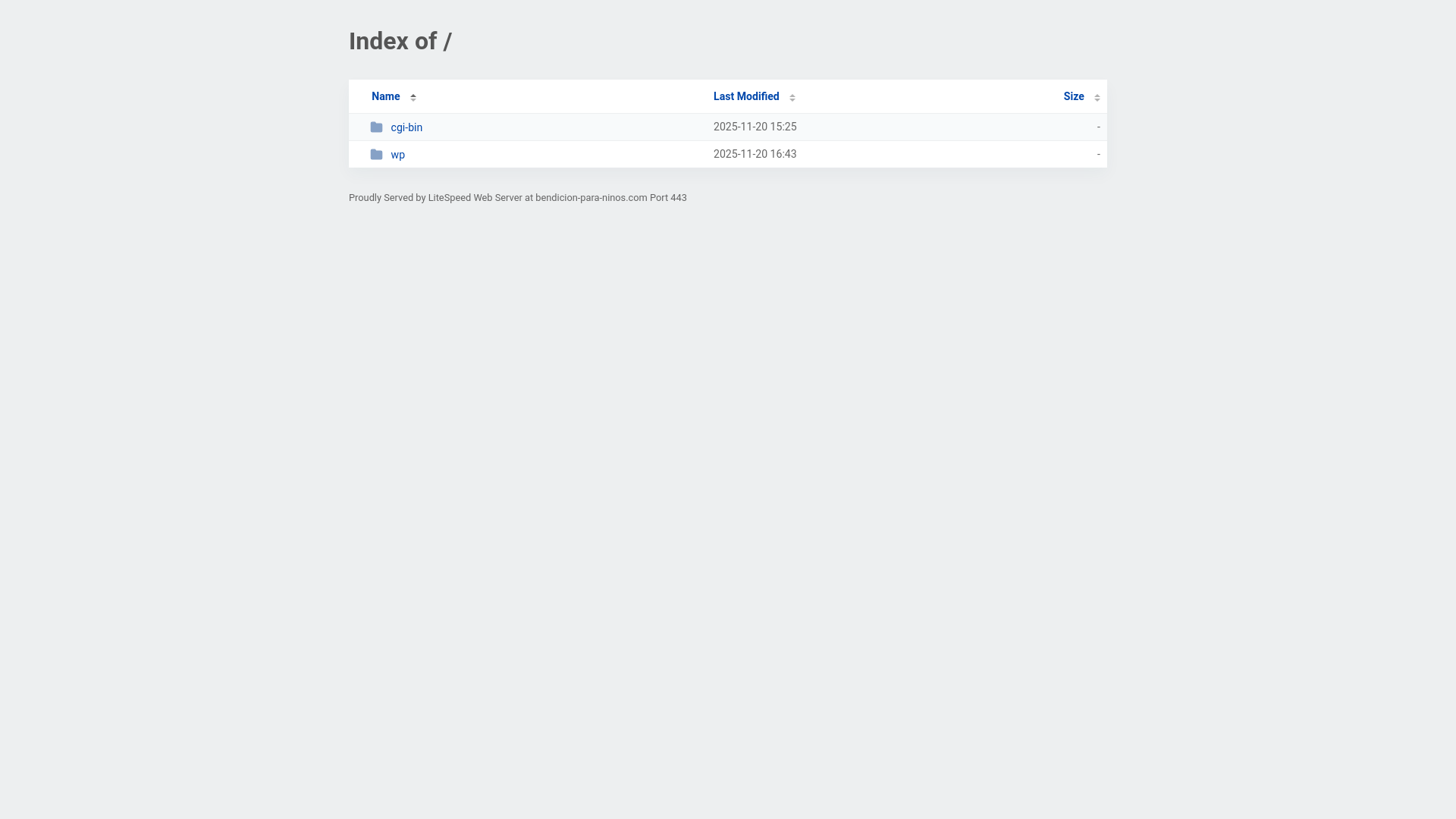 website screenshot of https://bendicion-para-ninos.com/