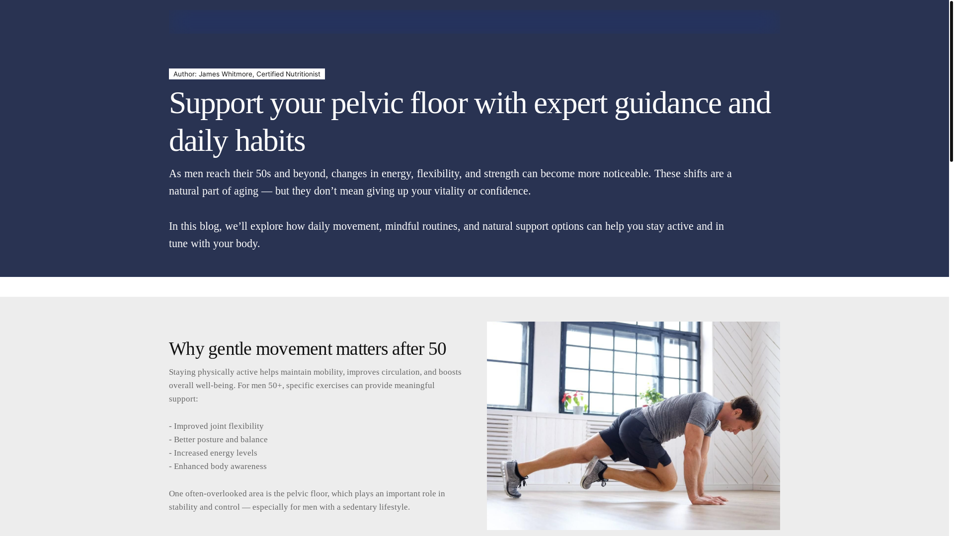 website screenshot of https://pelvicvitalzone.info/