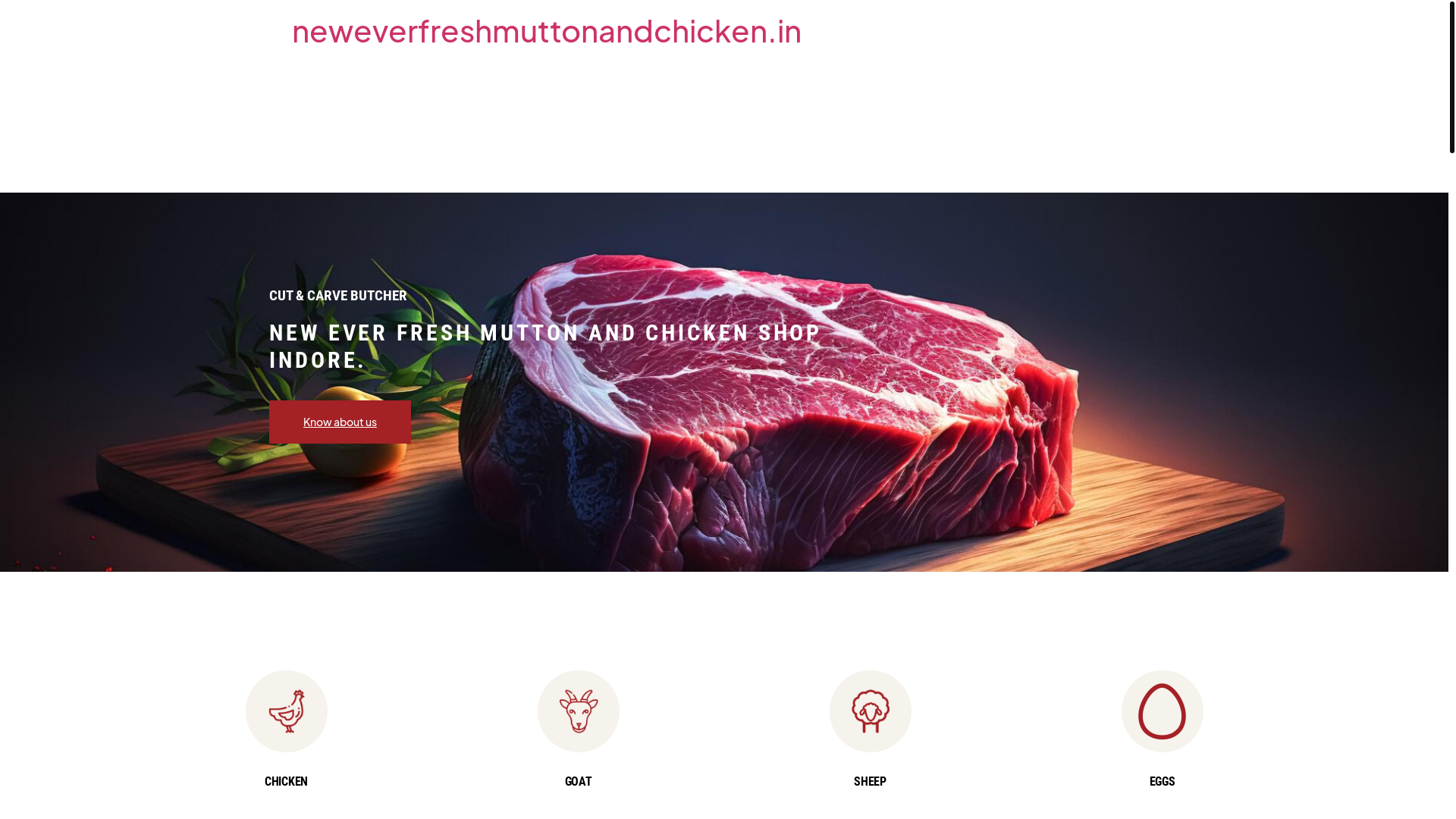 website screenshot of https://neweverfreshmuttonandchicken.in/
