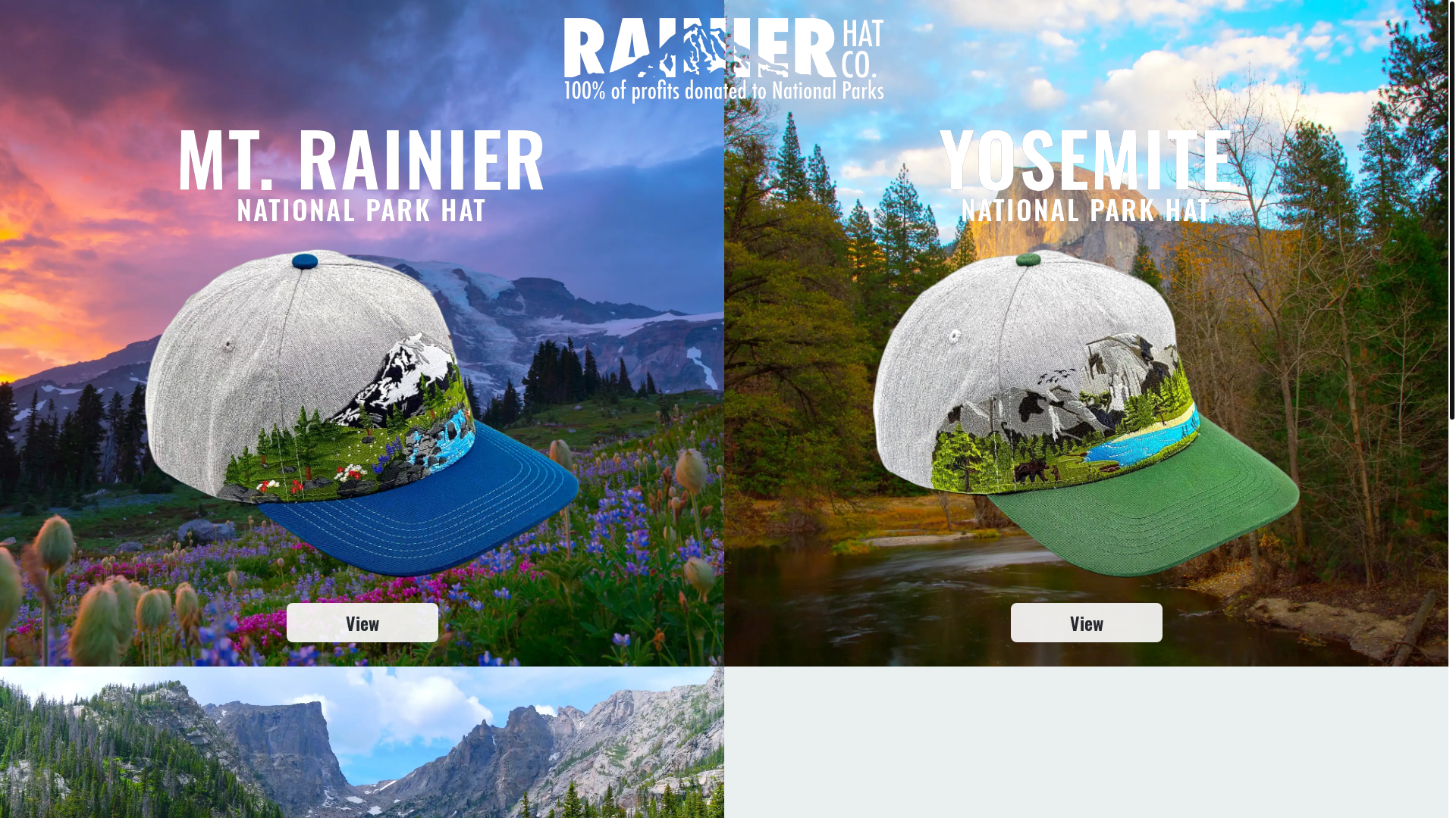 website screenshot of https://rainierhatco.pages.dev/