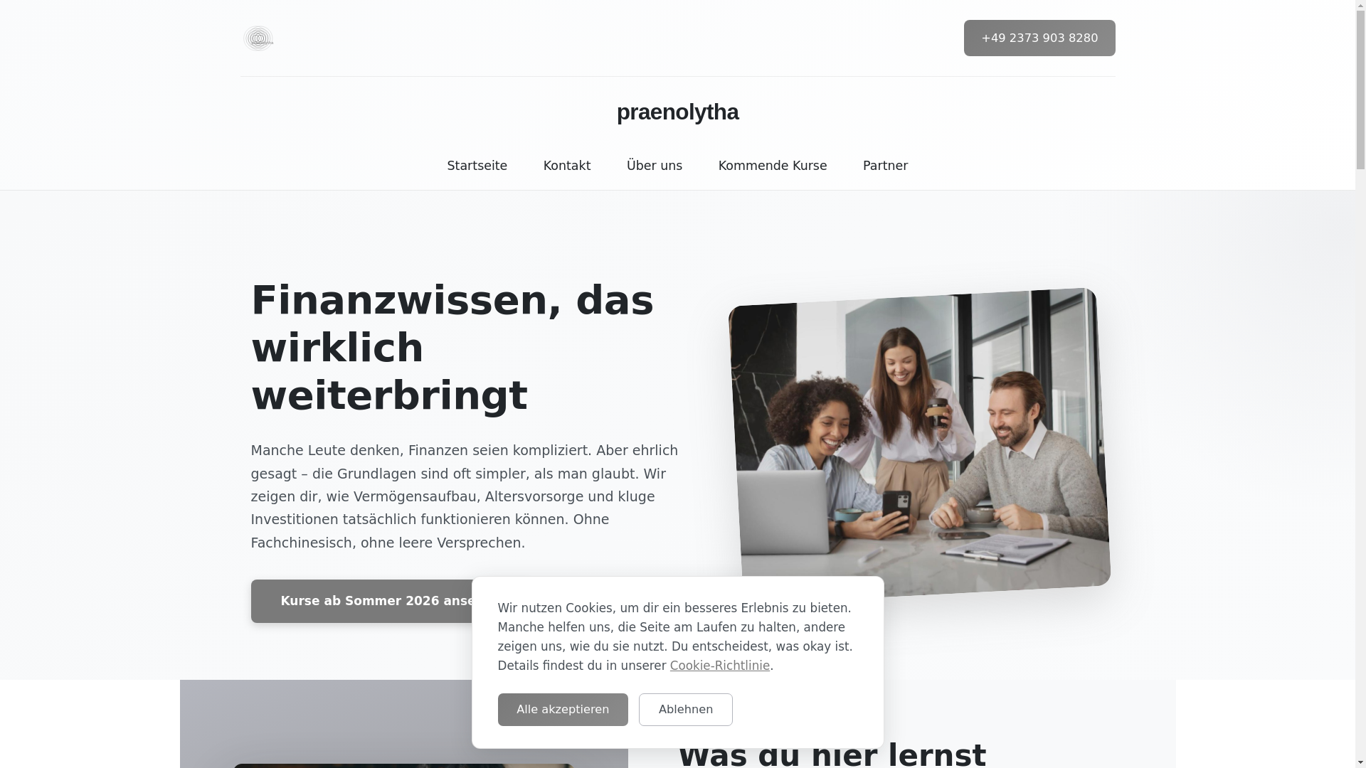 website screenshot of https://praenolytha.com/