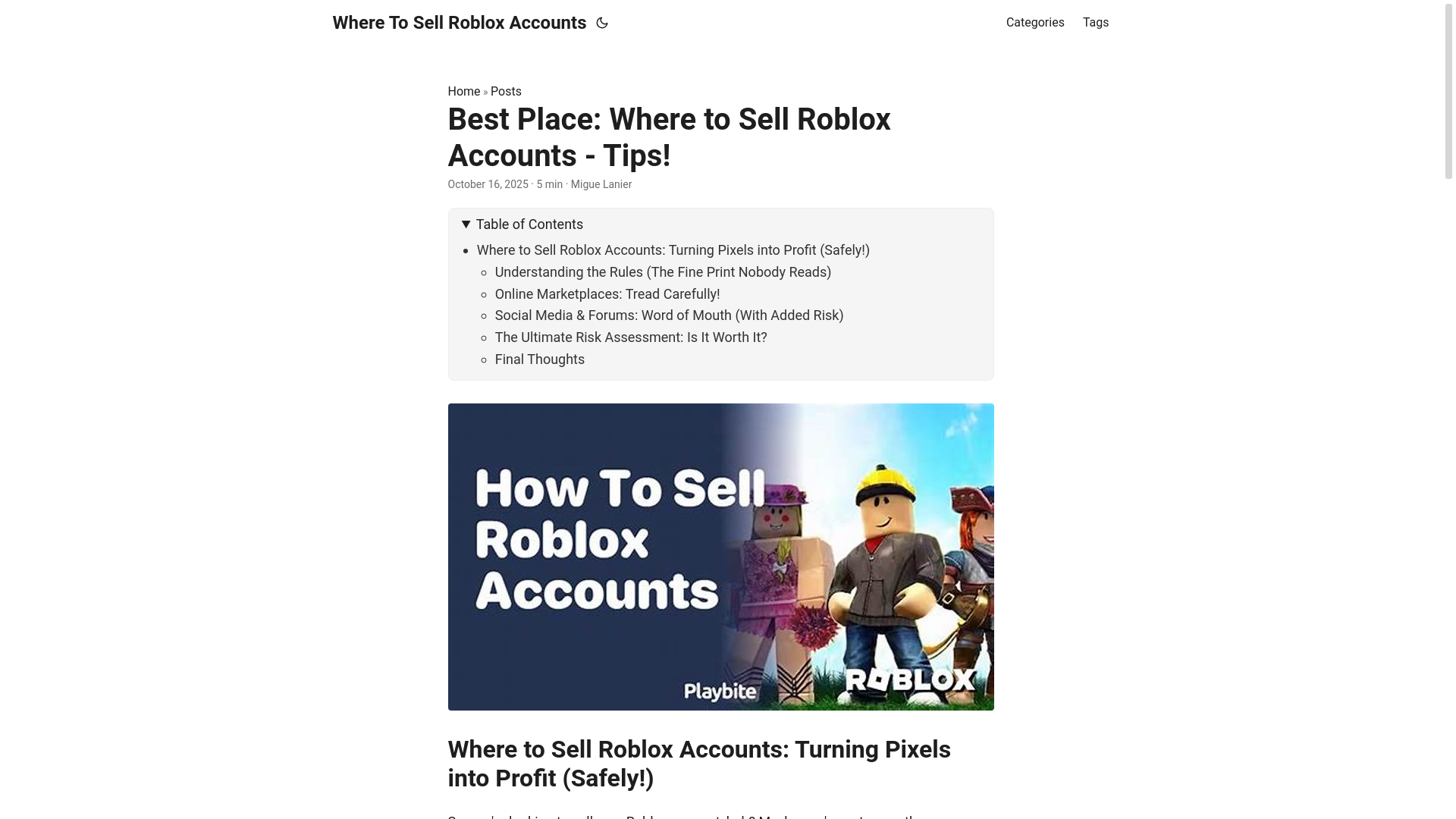 website screenshot of https://where-to-sell-roblox-accounts.pages.dev/