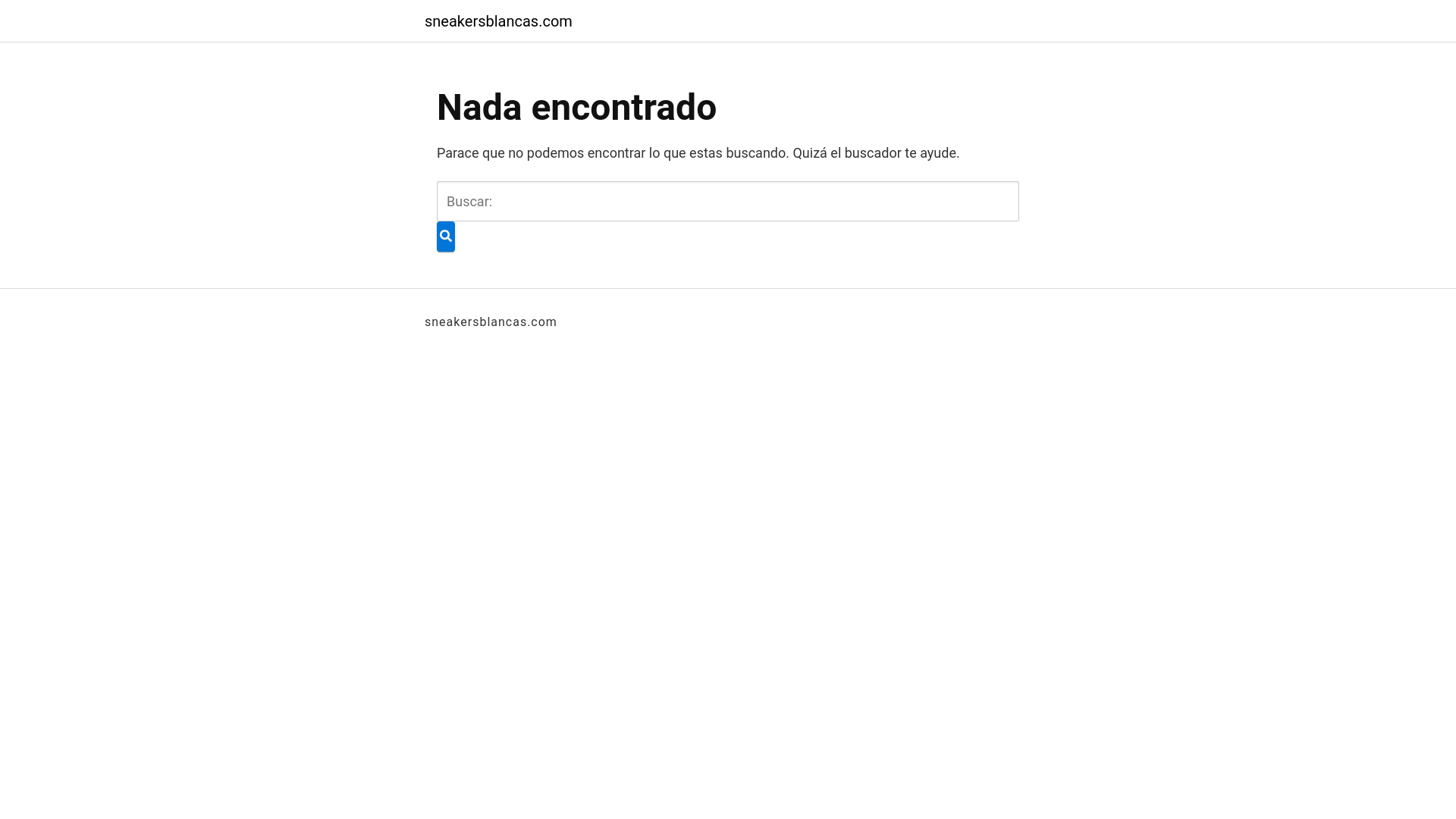 website screenshot of https://sneakersblancas.com/