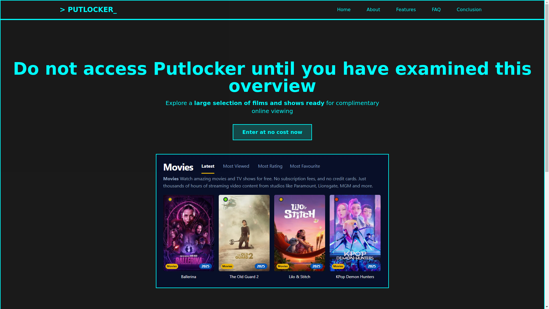 website screenshot of https://putlocker-y5v7.pages.dev/