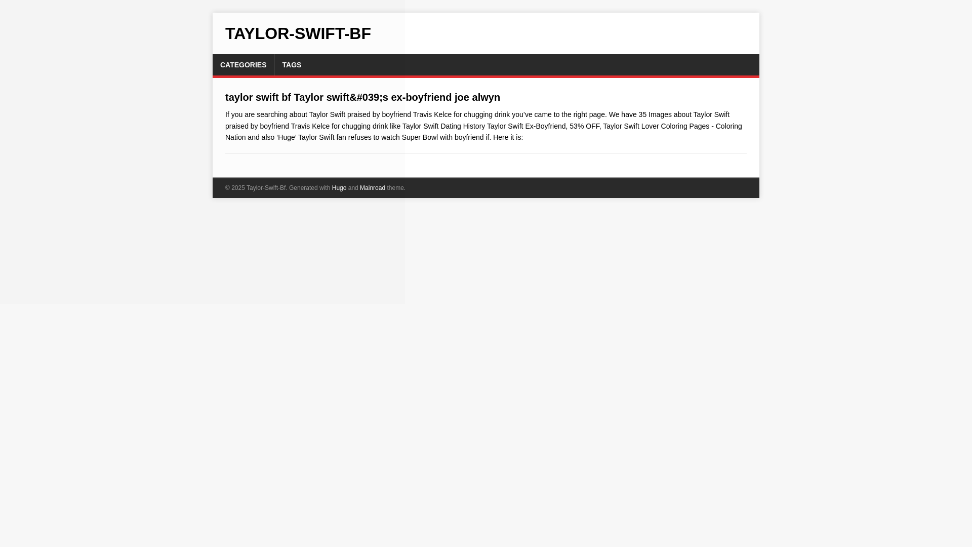 website screenshot of https://taylor-swift-bf.pages.dev/