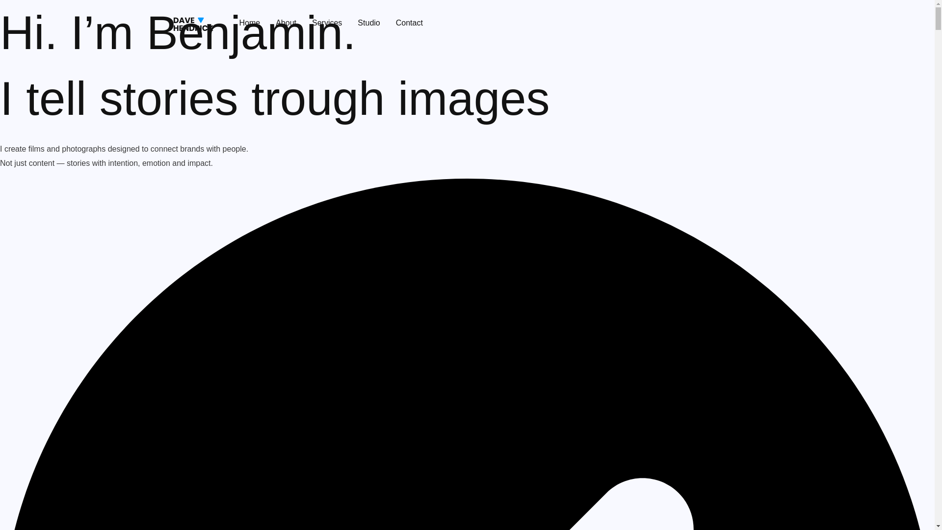 website screenshot of https://benjaminreyfilms.com/