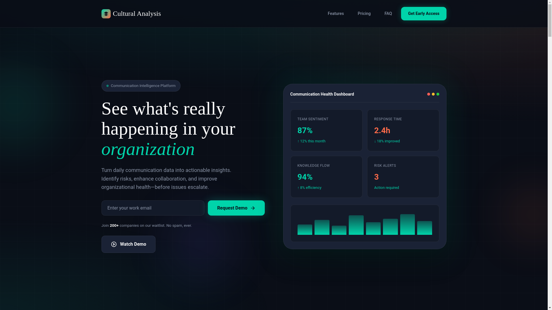 website screenshot of https://culturalanalysts.com/