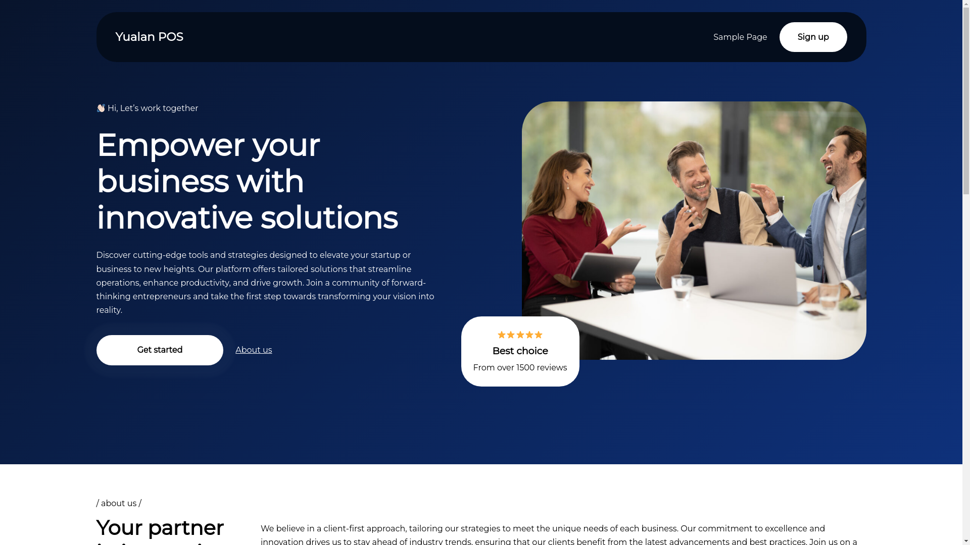 website screenshot of https://yualan.or.id/