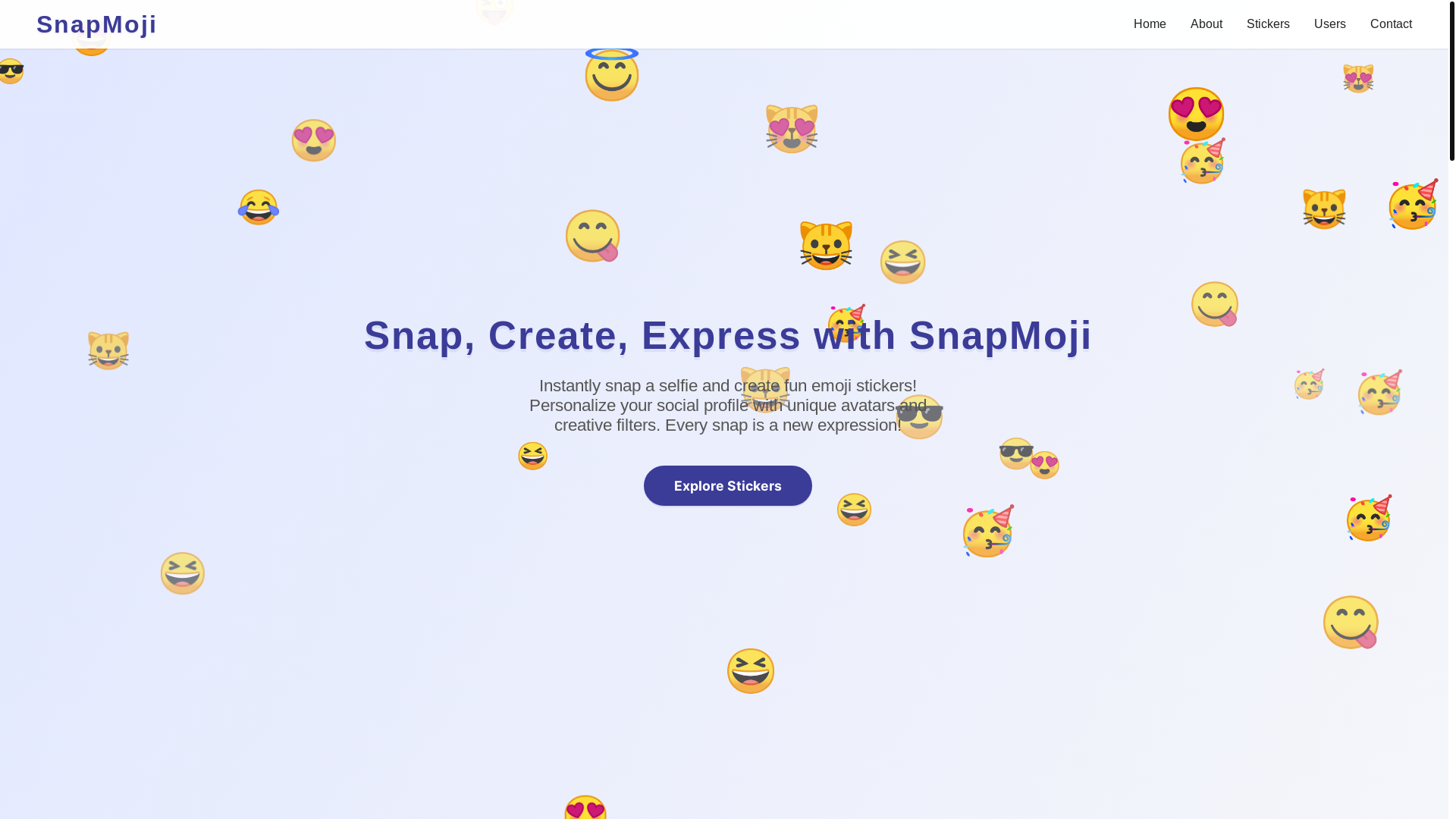 website screenshot of https://www-snap-moji-com.pages.dev/