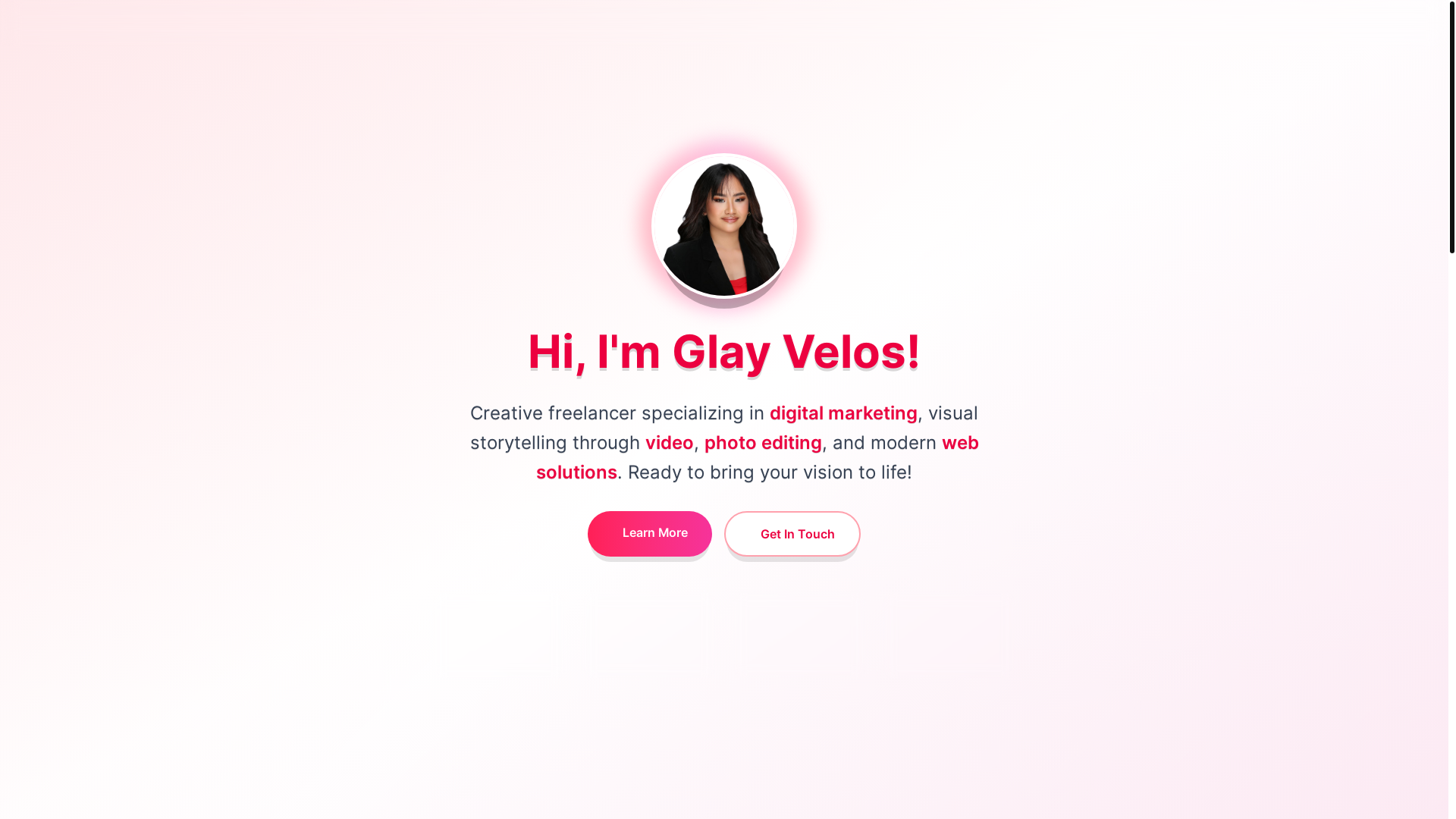 website screenshot of https://glayvelos.com/