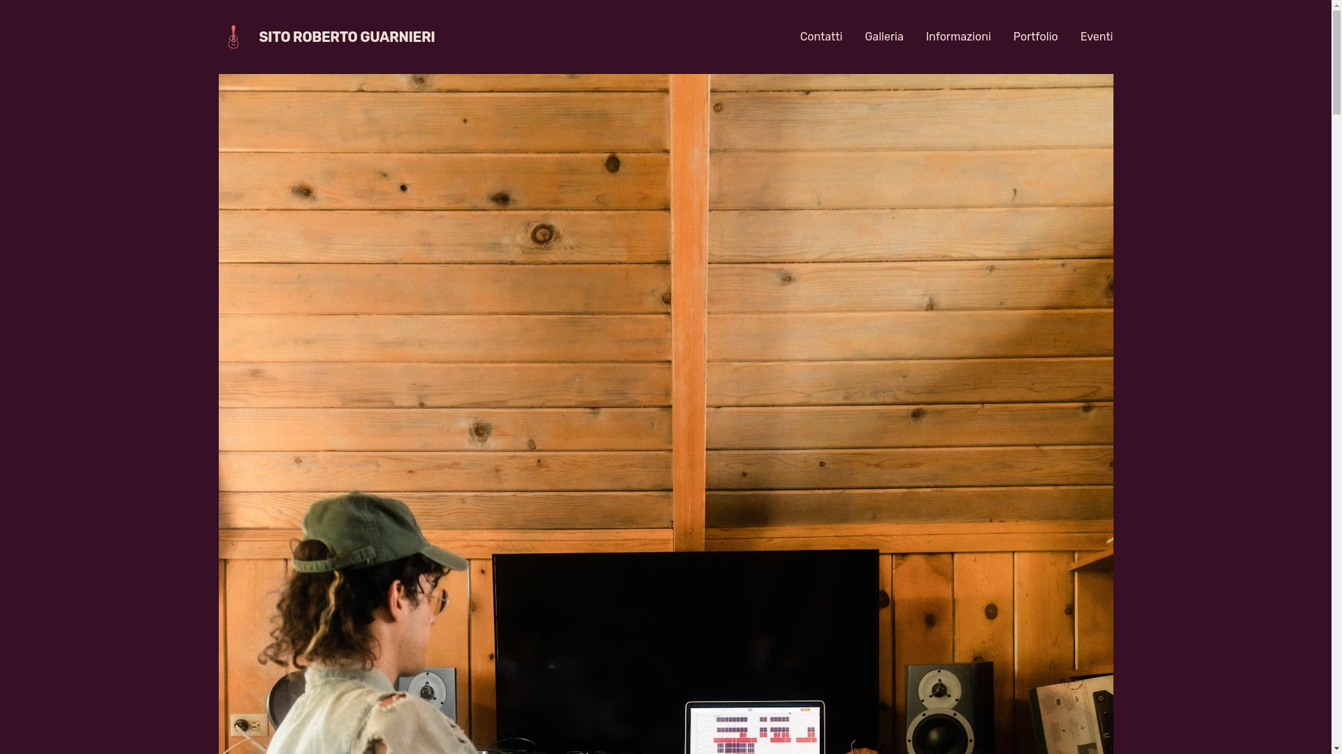 website screenshot of https://robertoguarnieri.org/