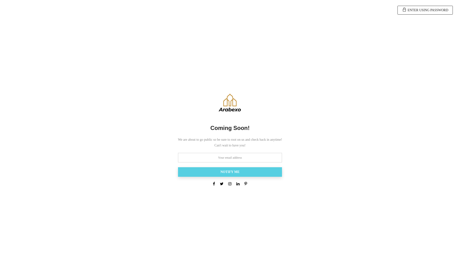 website screenshot of https://arabexo.com/