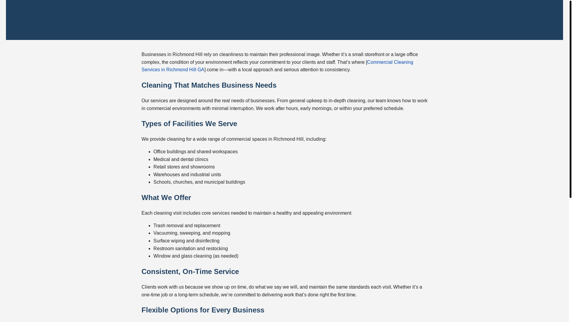 website screenshot of https://commercial-cleaning-richmond-hill-final-services.pages.dev/