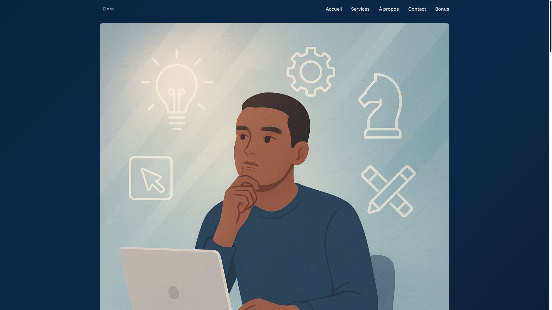 website screenshot of https://jg-tech.site/