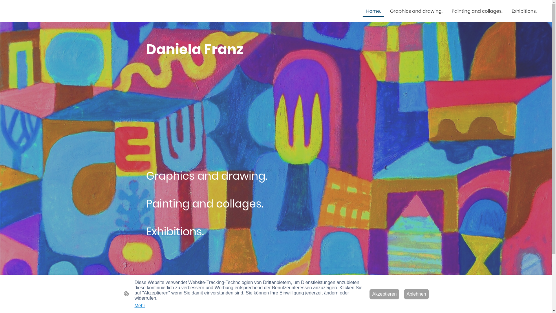 website screenshot of https://danielafranz-home.de/