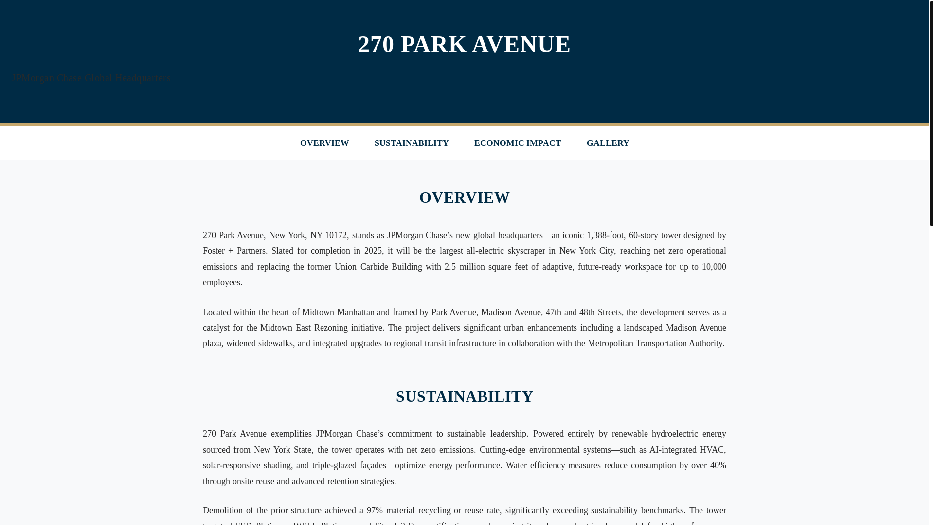 website screenshot of https://270parkave.pages.dev/