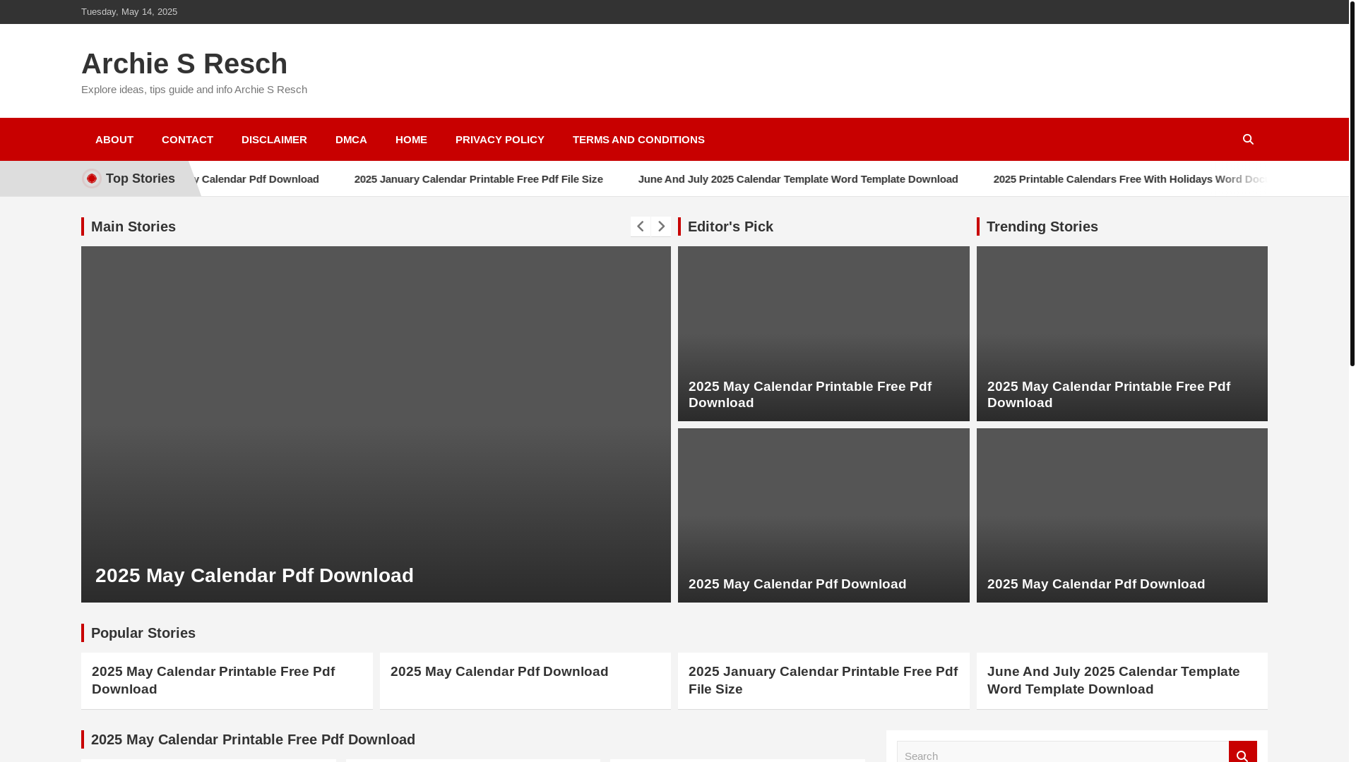 website screenshot of https://archiesresch.pages.dev/