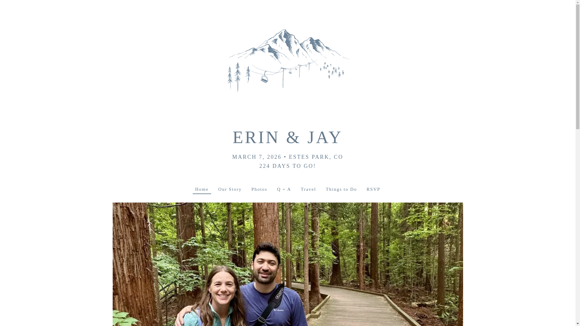 website screenshot of https://erinandjay2026.com/
