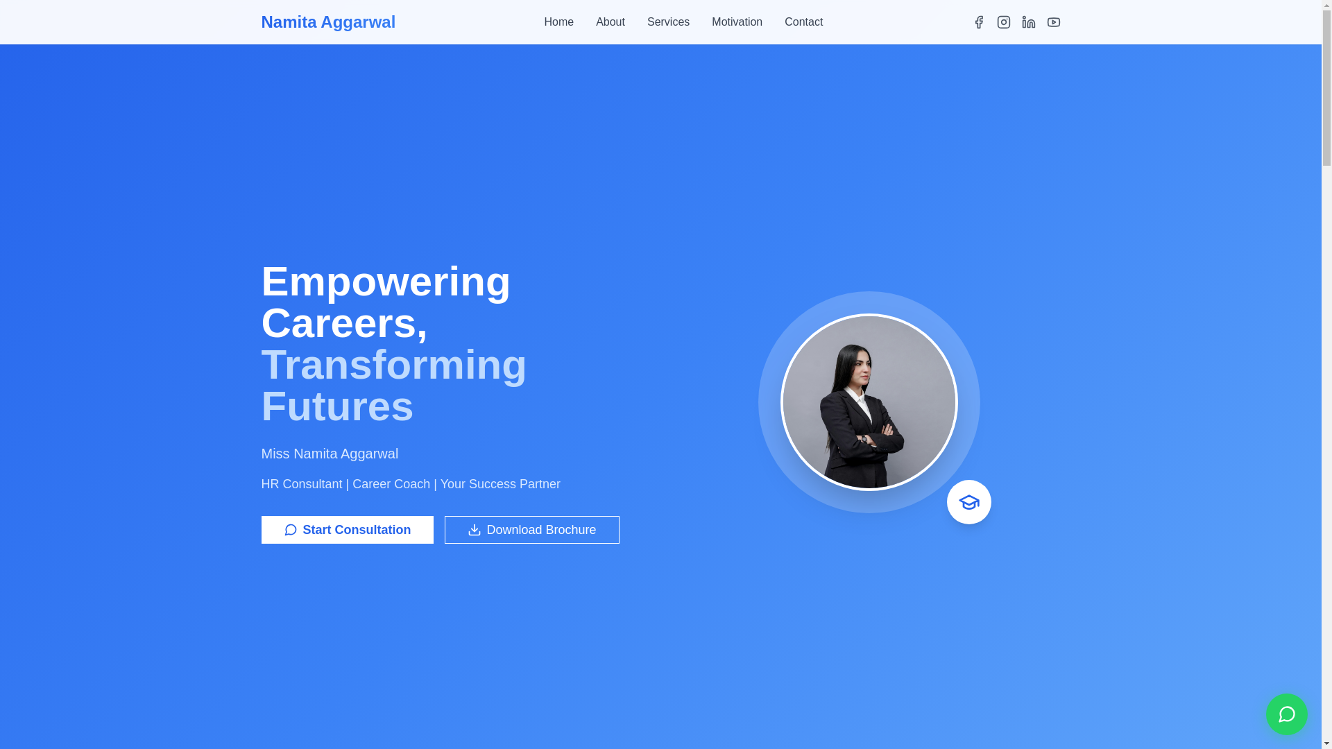 website screenshot of https://hrnamita.in/