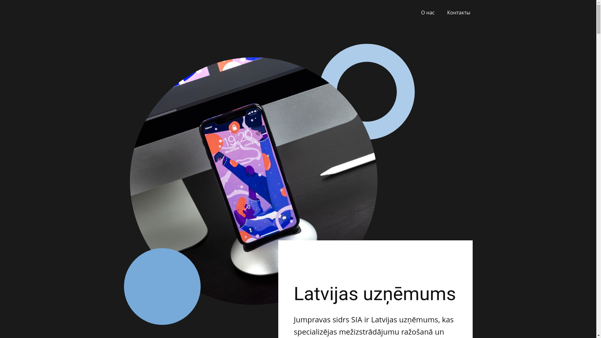 website screenshot of https://jumpravassidrs.com/