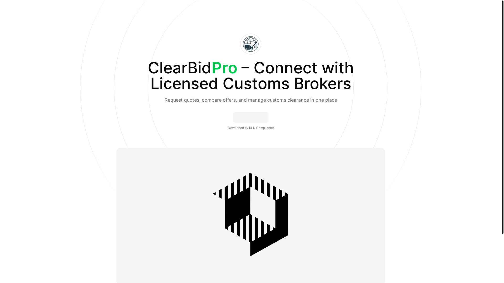 website screenshot of https://clearbidpro.com/