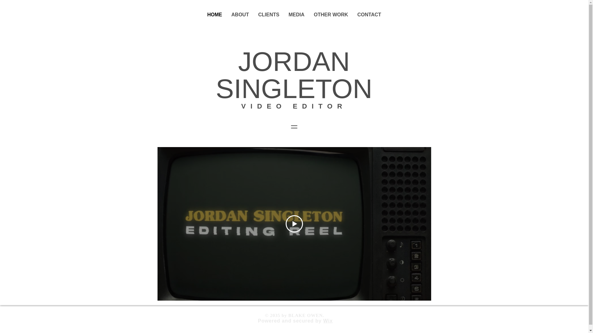 website screenshot of https://jordansingleton.com/