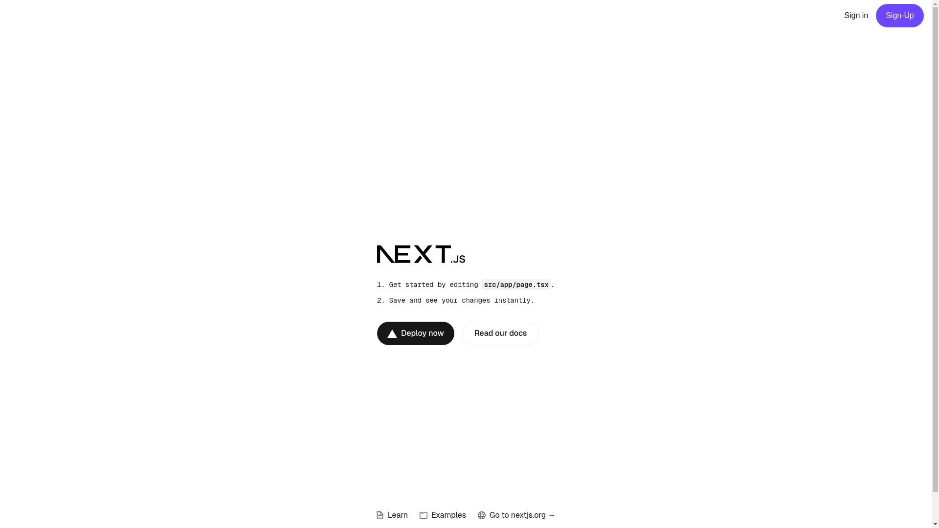 website screenshot of https://frontend-a4z.pages.dev/