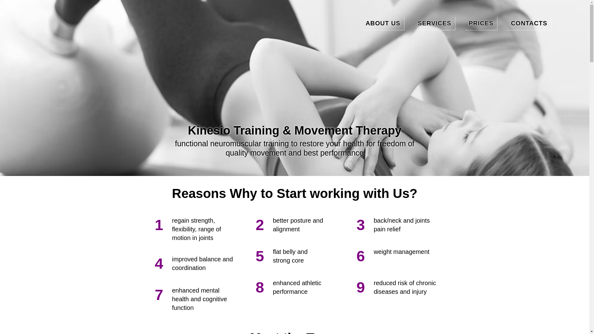 website screenshot of https://rekinesio.com/