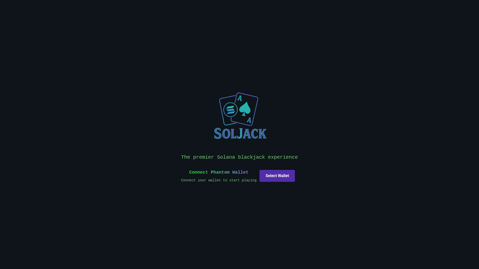 website screenshot of https://soljack.app/