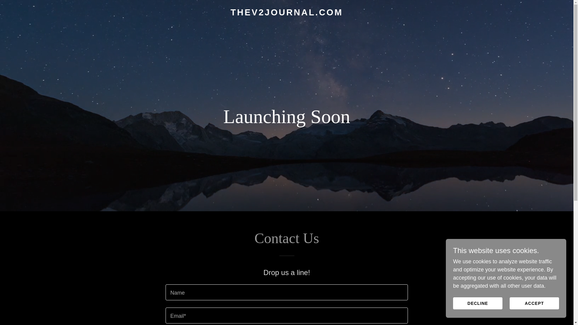 website screenshot of https://thev2journal.com/