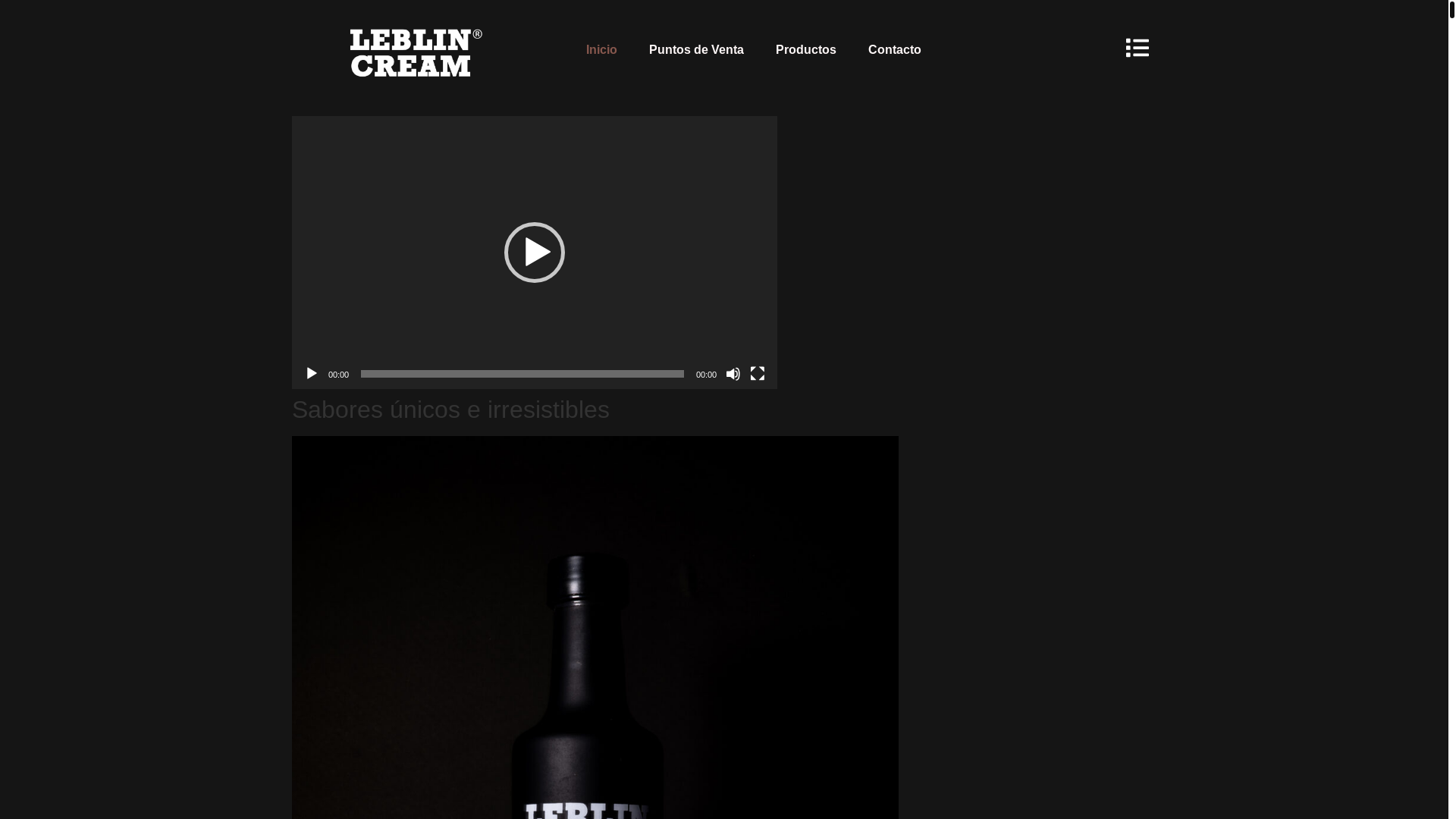 website screenshot of https://leblincream.ar/