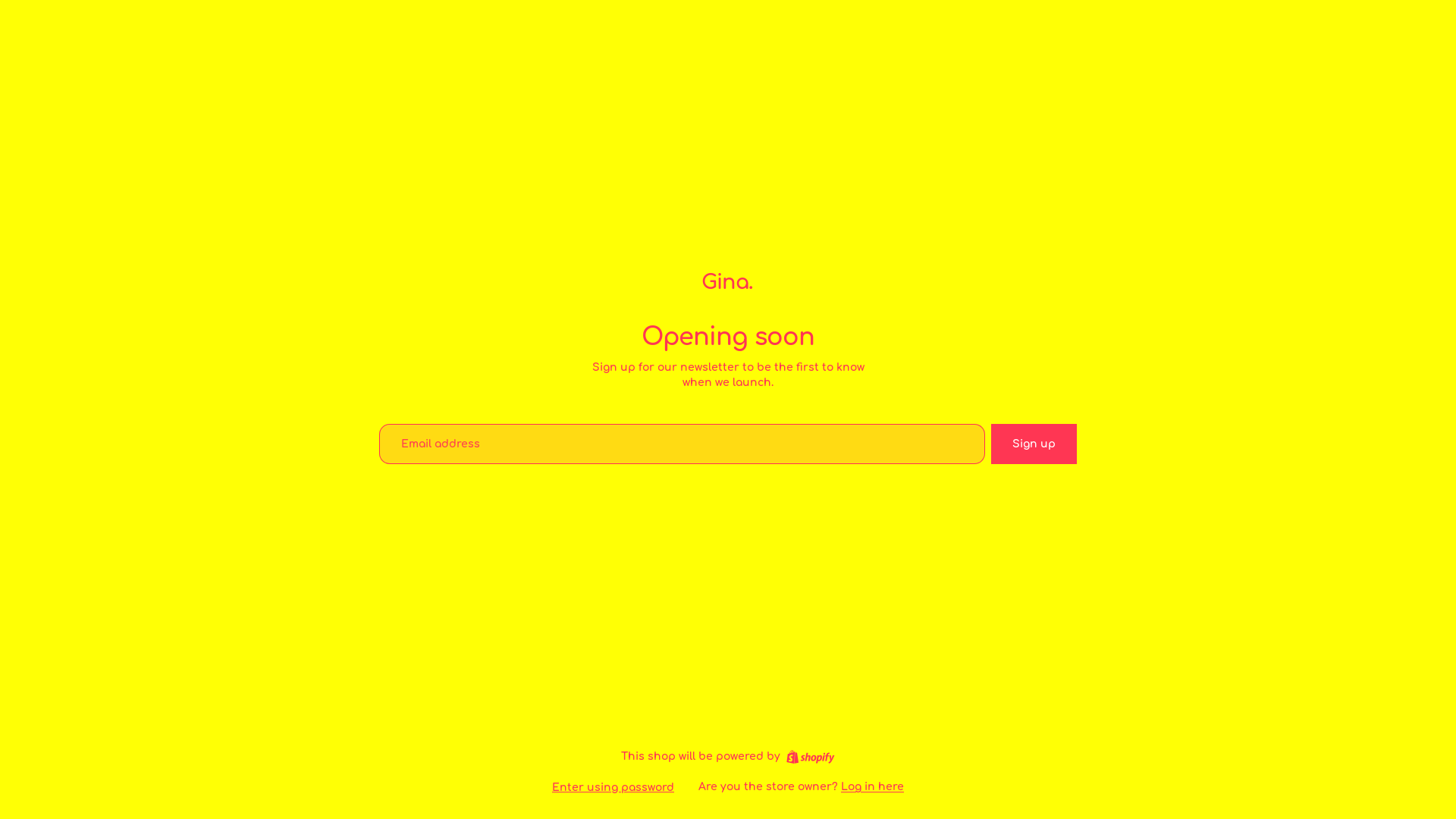 website screenshot of https://ginarefresh.com/